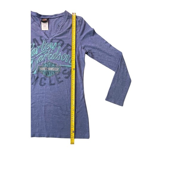 Harley Davidson Shirt Women’s M Long Sleeve Colboch Morristown TN Purple - Picture 6 of 7